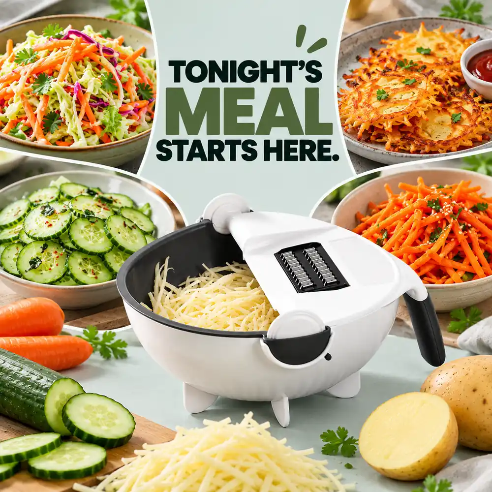 Tonight’s meal starts here: fresh cut vegetables from the cutter